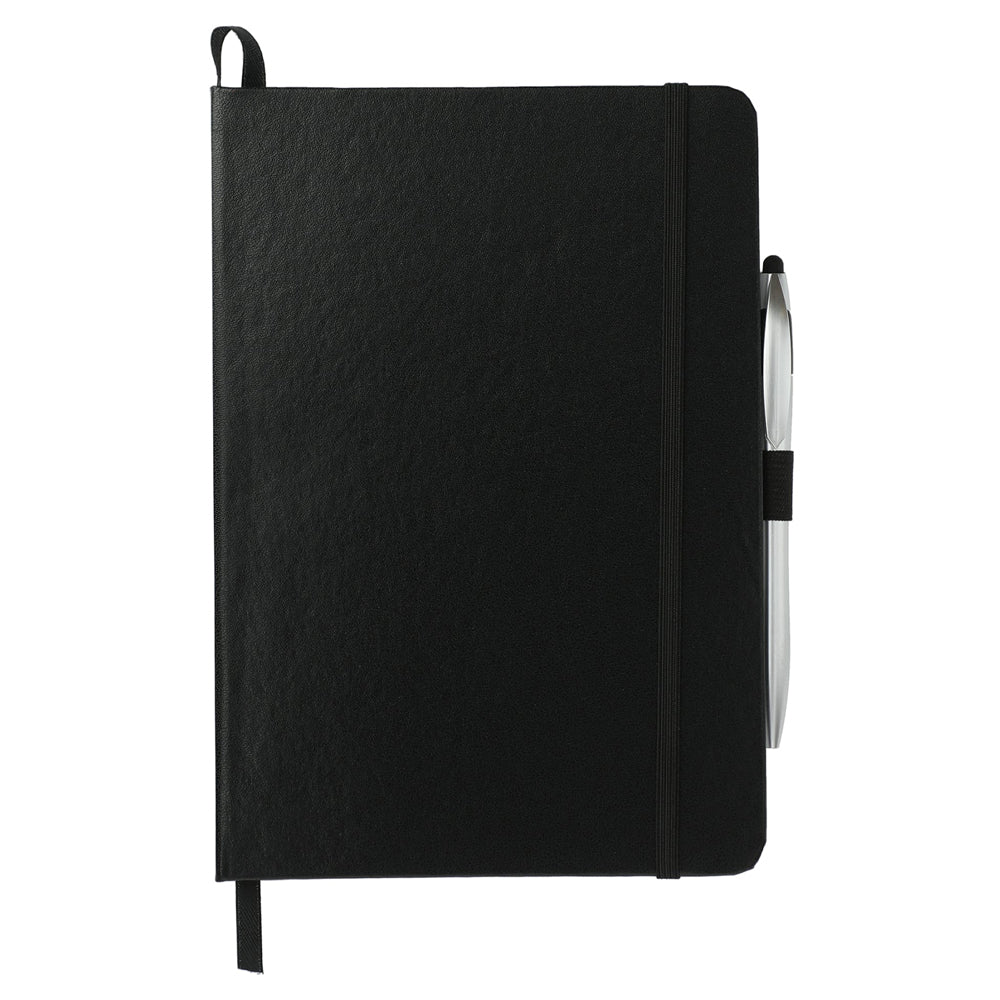 6" x 8.5" FSC® Mix Crown Journal with Pen-Stylus