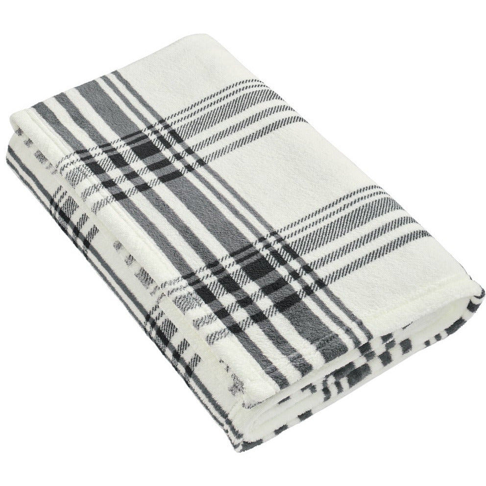Black/ White Plaid
