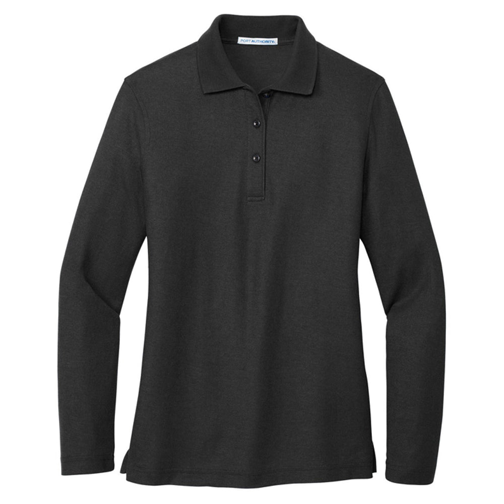 Port Authority® Ladies Silk Touch™ Long Sleeve Polo