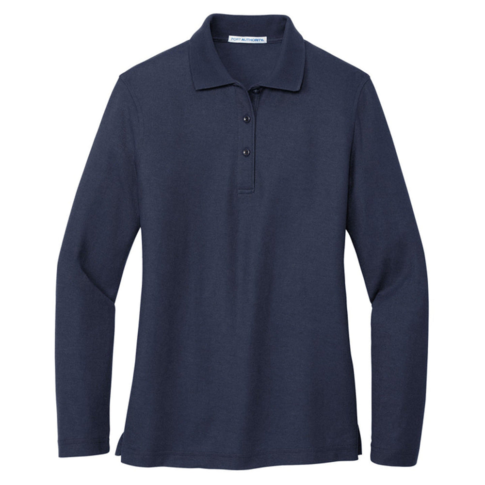 Port Authority® Ladies Silk Touch™ Long Sleeve Polo
