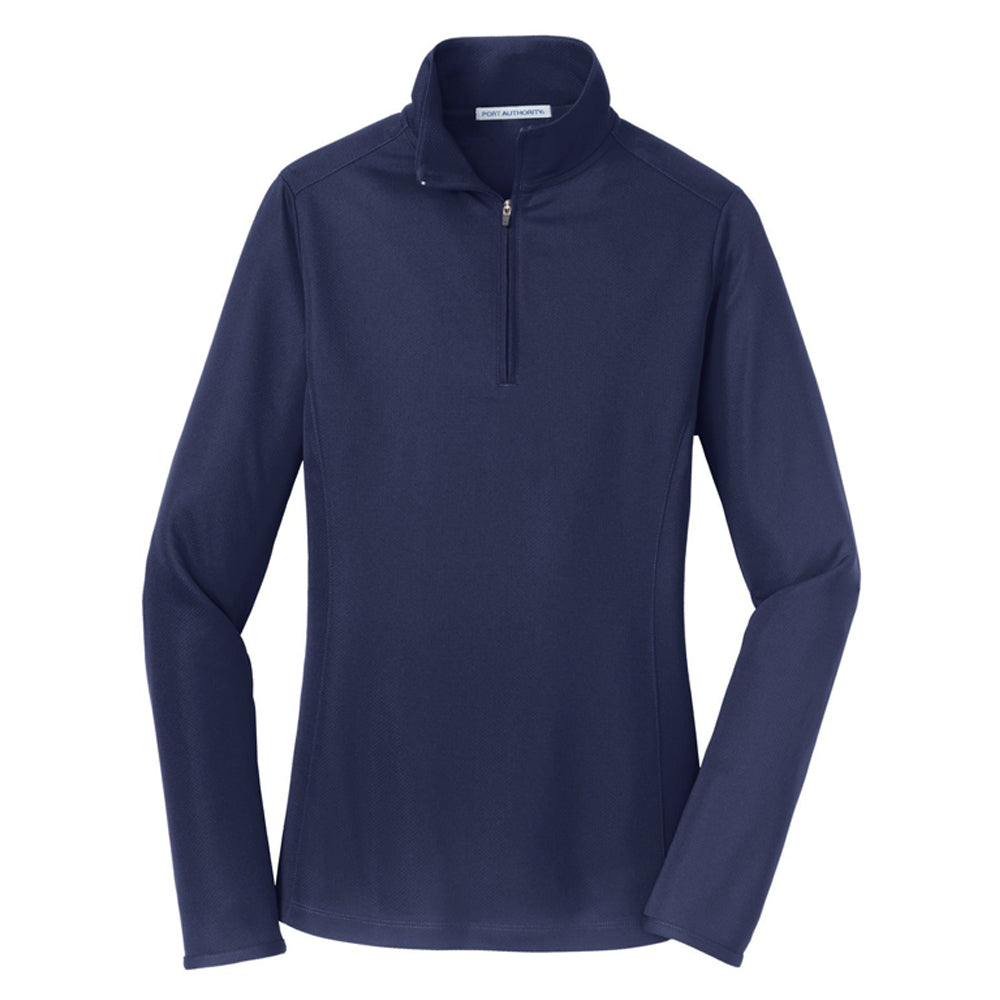 Port Authority® Ladies Pinpoint Mesh 1/2-Zip