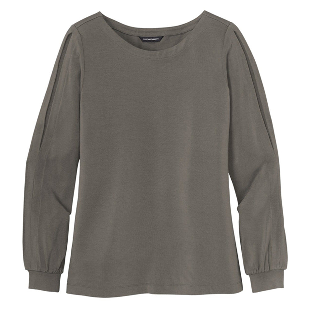 Port Authority ® Ladies Luxe Knit Jewel Neck Top