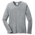 Port & Company® Ladies Long Sleeve Core Cotton Tee