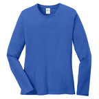 Port & Company® Ladies Long Sleeve Core Cotton Tee