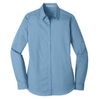 Port Authority® Ladies Long Sleeve Carefree Poplin Shirt