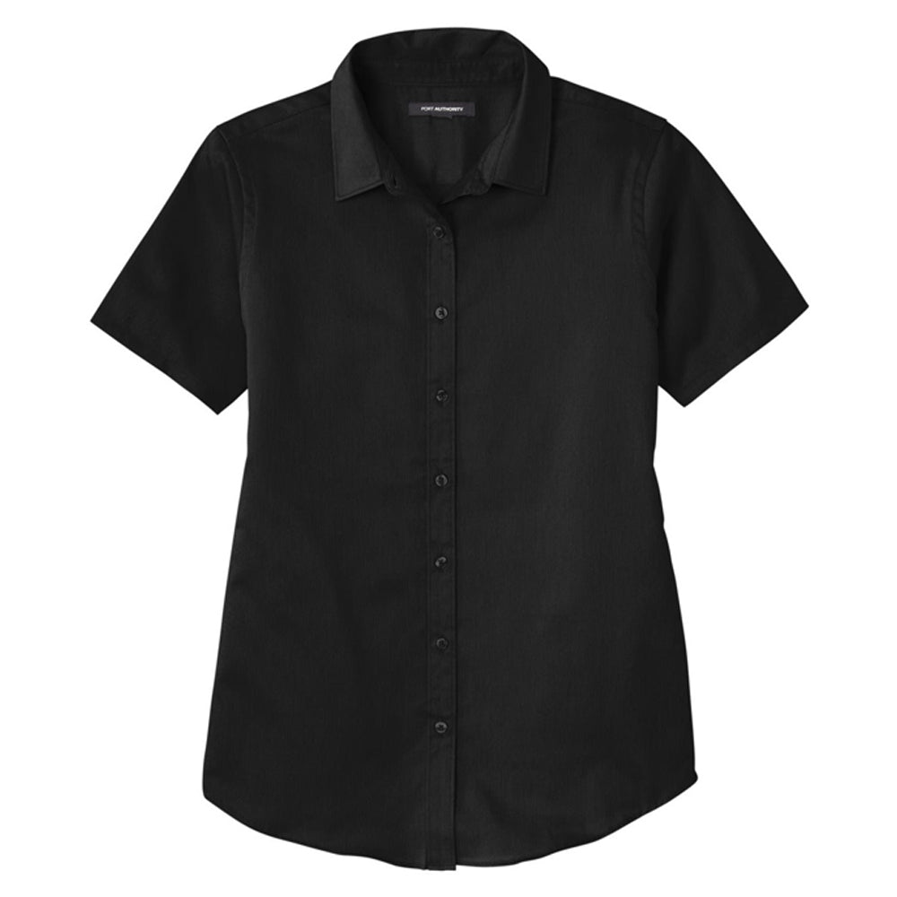 Port Authority® Ladies Short Sleeve SuperPro React®Twill Shirt