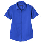 Port Authority® Ladies Short Sleeve SuperPro React®Twill Shirt