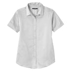 Port Authority® Ladies Short Sleeve SuperPro React®Twill Shirt