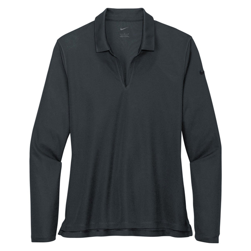 Nike Ladies Dri-FIT Micro Pique 2.0 Long Sleeve Polo
