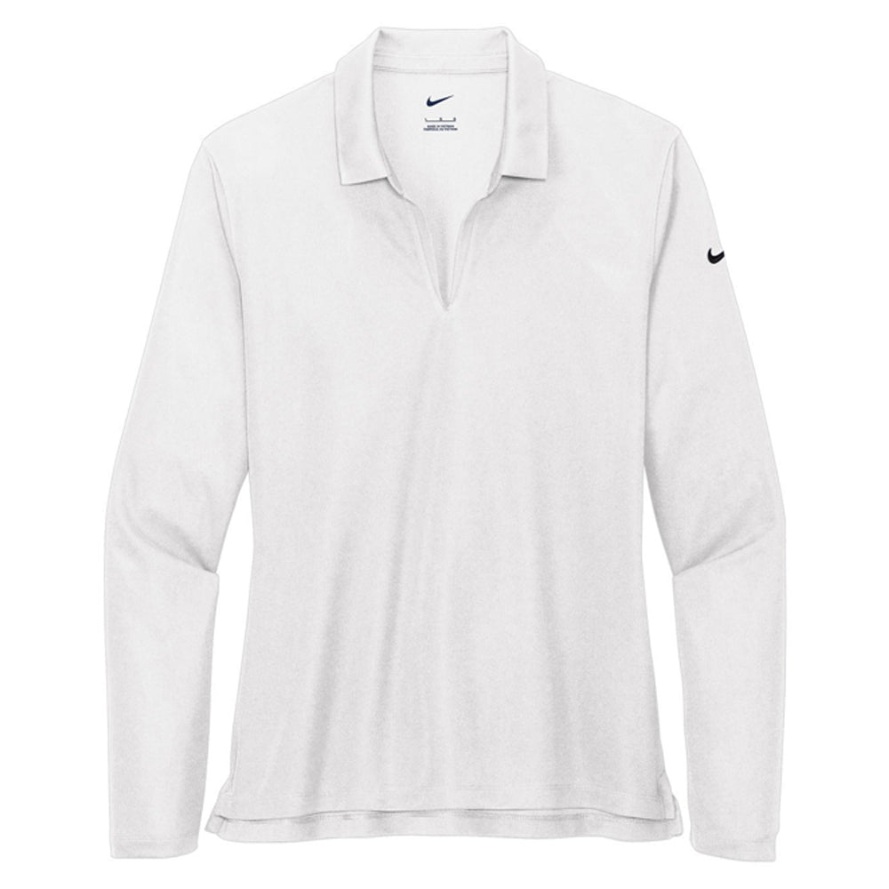 Nike Ladies Dri-FIT Micro Pique 2.0 Long Sleeve Polo