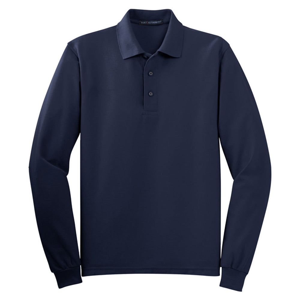 Port Authority® Tall Silk Touch® Long Sleeve Polo