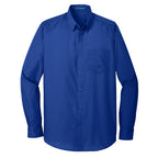 Port Authority® Tall Long Sleeve Carefree Poplin Shirt