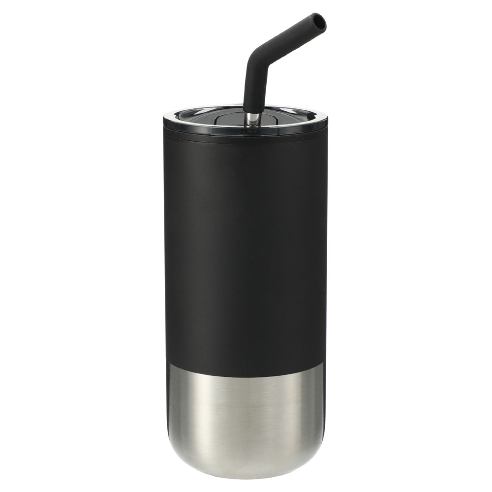 Lagom Insulated 16oz Stainless Steel Tumbler with Straw