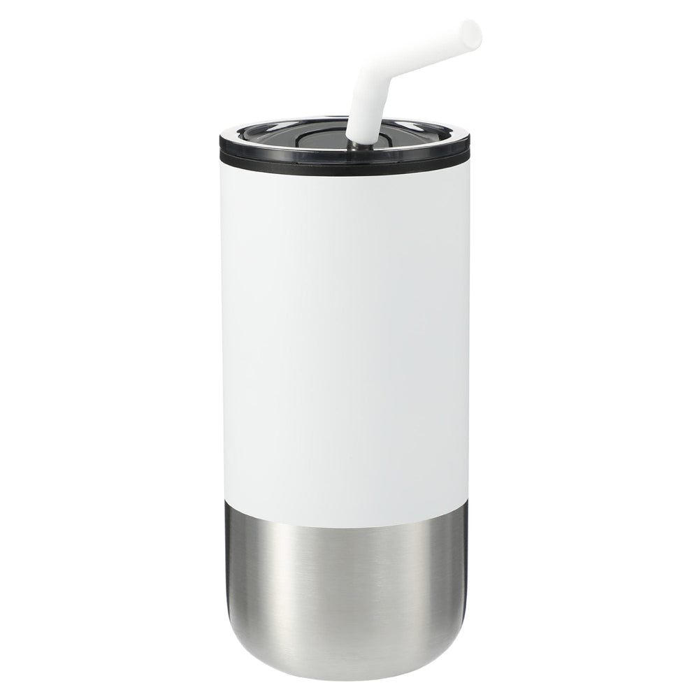 Lagom Insulated 16oz Stainless Steel Tumbler with Straw