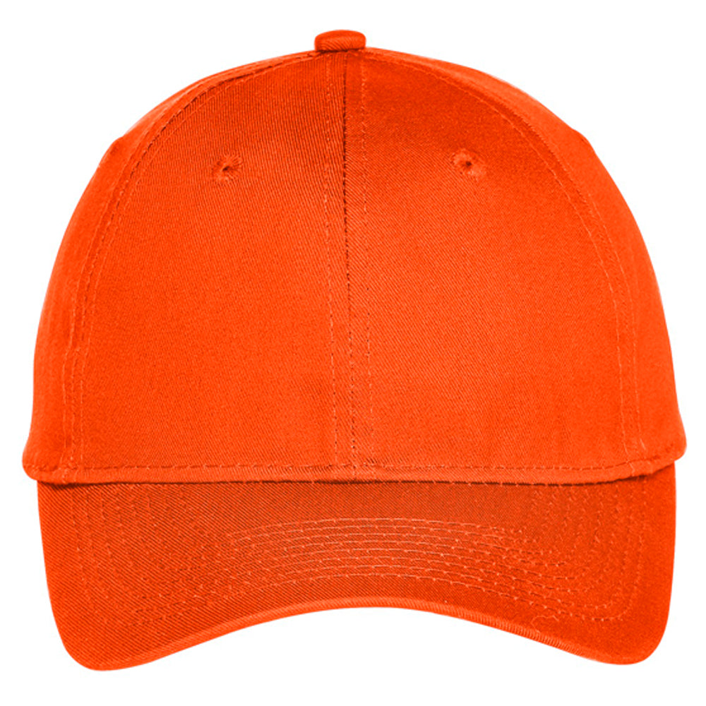 Port & Company® Six-Panel Unstructured Twill Cap