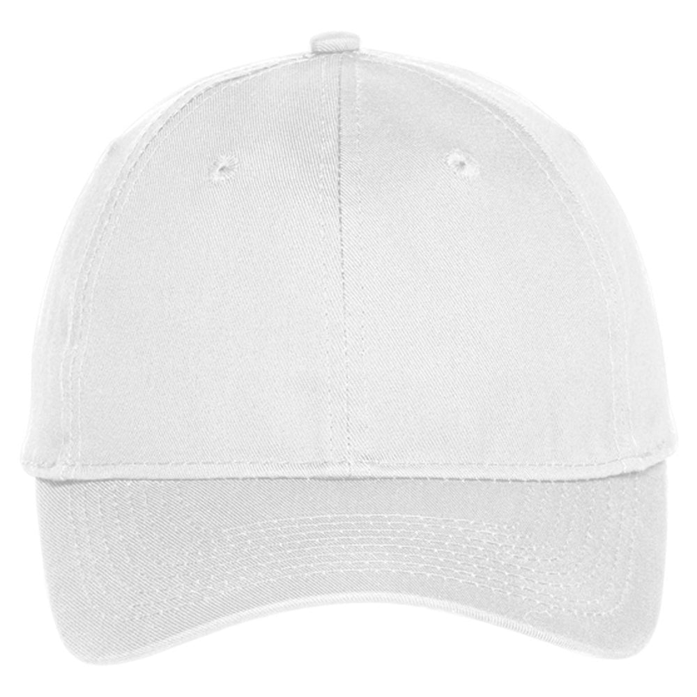 Port & Company® Six-Panel Unstructured Twill Cap