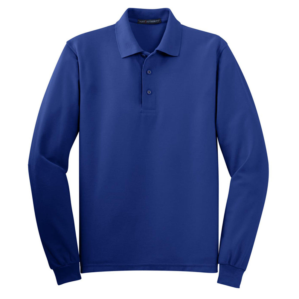 Port Authority® Silk Touch™ Long Sleeve Polo