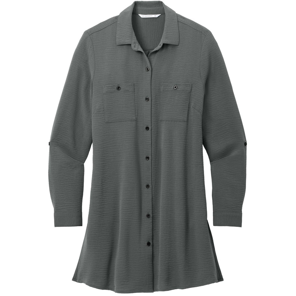 Port Authority® Women's Textured Crepe Long Tunic